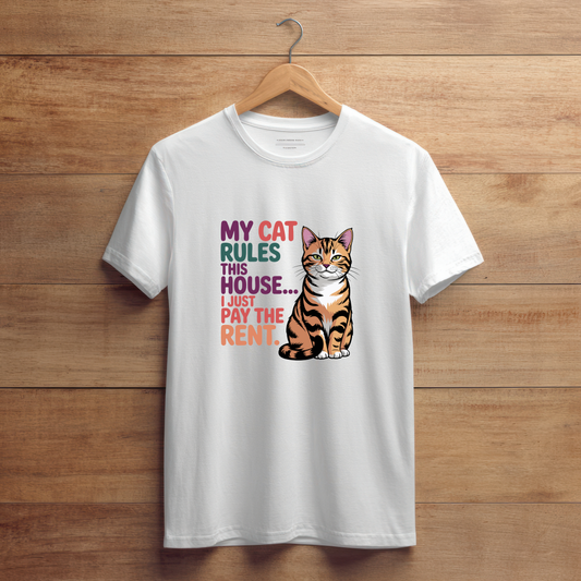 My Cat Rules This House — Oversized Unisex Tee