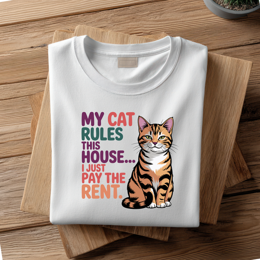 My Cat Rules This House — Oversized Unisex Tee